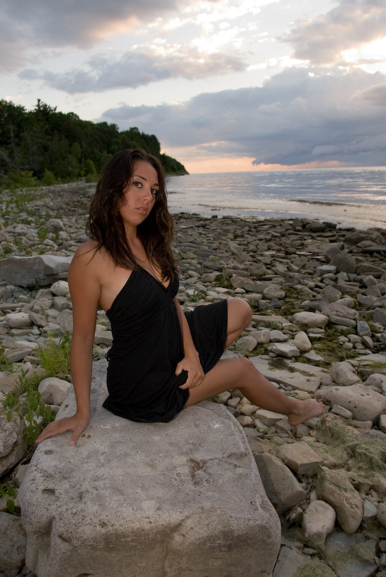 Female model photo shoot of Carly June in Door County, WI