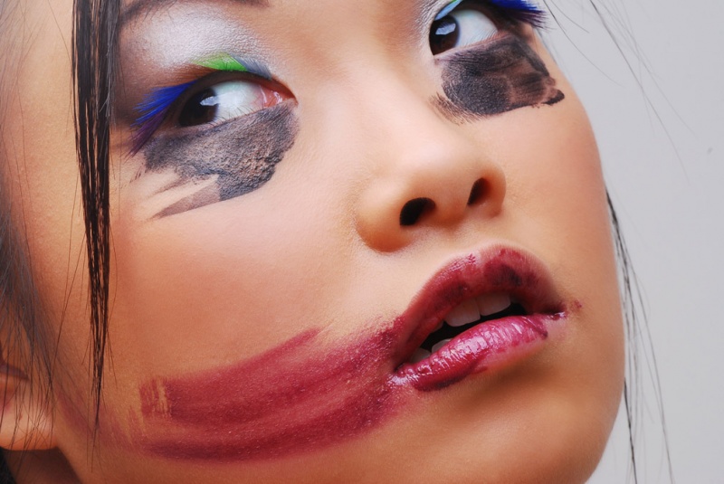 Male and Female model photo shoot of digi-foto and x Jin x in digi foto studios, makeup by Anatalia