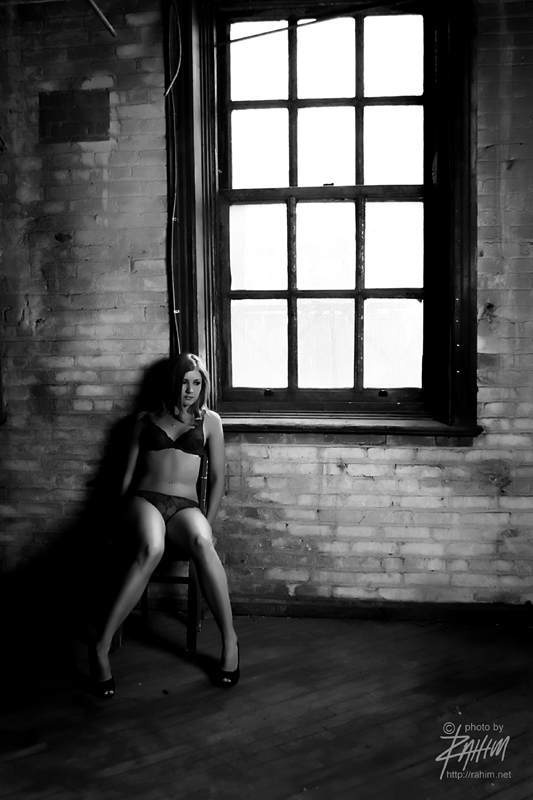 Female model photo shoot of J Lynn Toronto by Rahim The Photographer