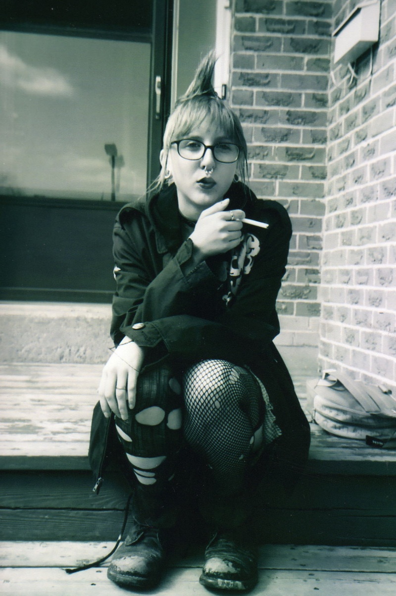 Female model photo shoot of Kay Garby in My doorstep