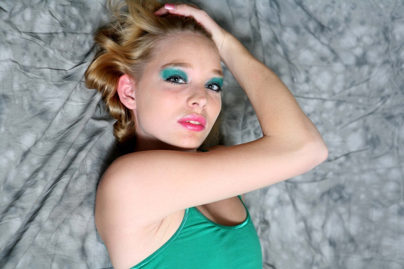 Female model photo shoot of Makeup by Ashely Anne and Ashely Anne  by Roger Laird in My House, Hemet, Ca.