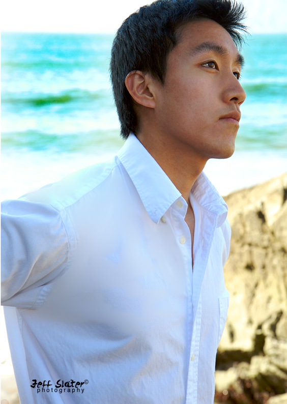 Male model photo shoot of Christopher Jun  Lee by Jeff Slater in China Beach