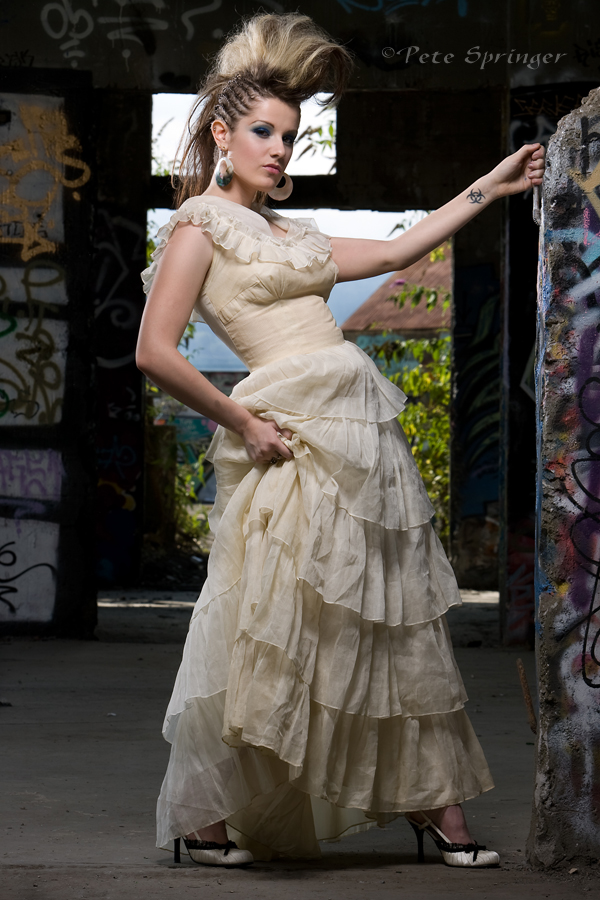 Female model photo shoot of Antiorder in Portland OR, hair styled by Julie Ruckman, makeup by Blush Premier Makeup