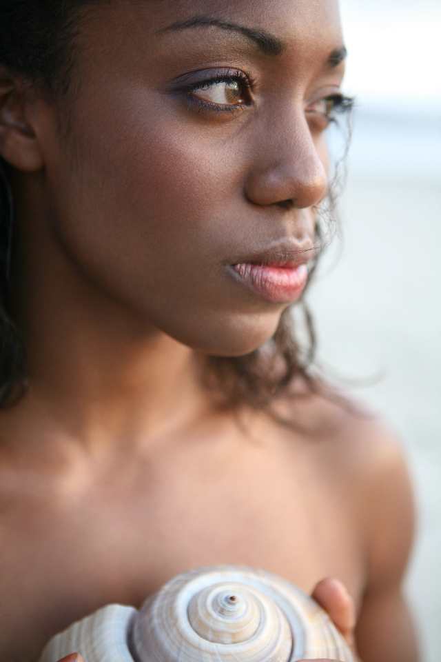 Female model photo shoot of MoSoleil in Blacks Beach