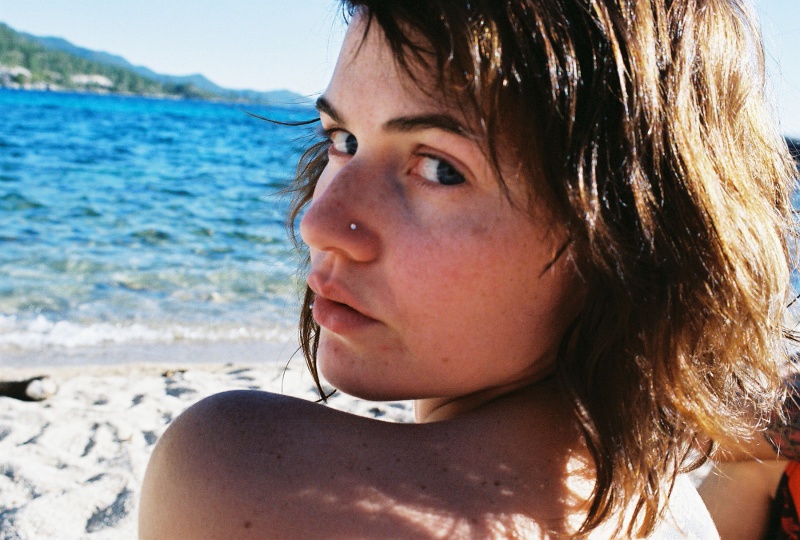 Female model photo shoot of Danni L Jones in Lake Tahoe