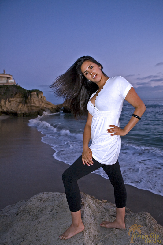 Male and Female model photo shoot of Carlos Miller and nicole barcelo in Laguna Beach