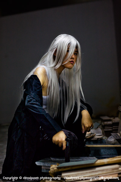 Female model photo shoot of TessyTan in Taken at the garage. 