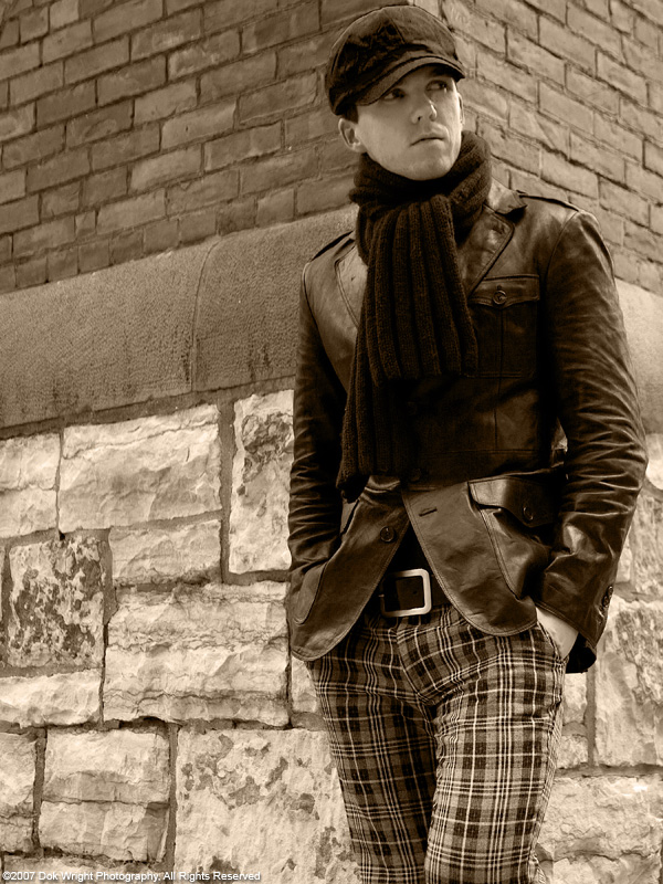 Male model photo shoot of Stefan Talian by Dok Wright