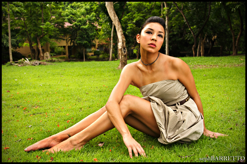 Male model photo shoot of seph barretto in Ayala Alabang Narra Park