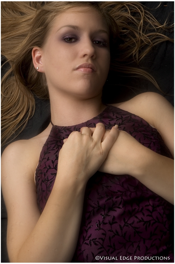 Female model photo shoot of Revecca by Visual Edge in royalOAKbasement