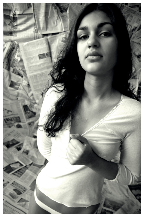 Female model photo shoot of Hebah by PAPER SUBMARINE