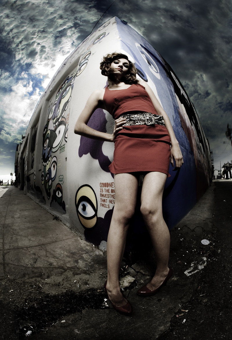Female model photo shoot of aLEY cAT by Sinbad Kazakian