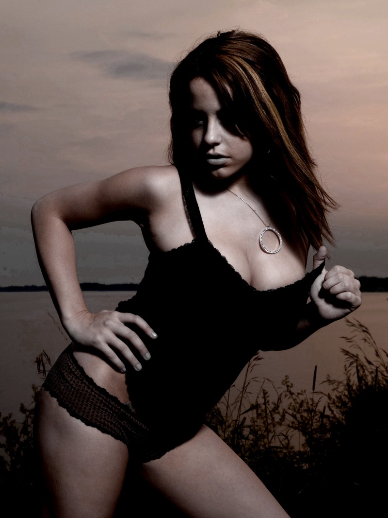 Female model photo shoot of Carolyn T in whitby beach