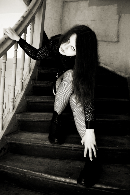 Female model photo shoot of Alannah Wilder in Gothic Fashion Expressive Emotive