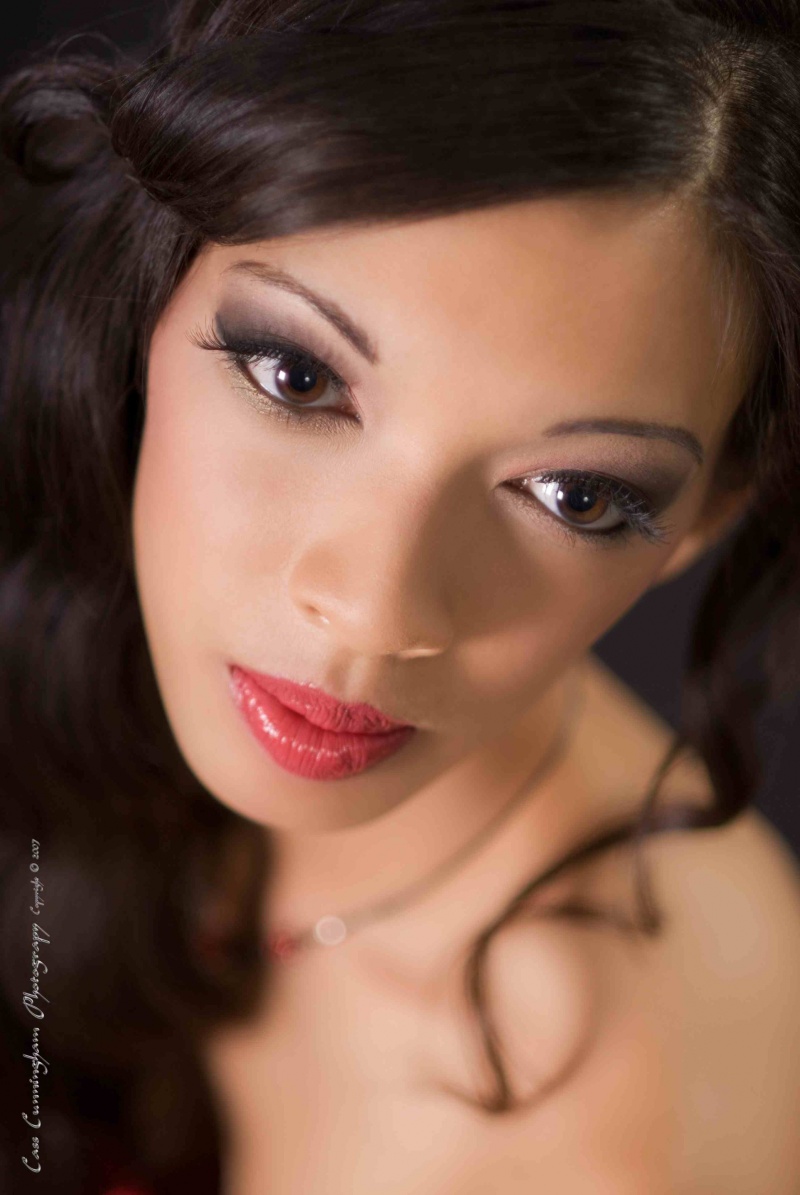 Female model photo shoot of Vanessa Linh by Cass Cunningham Photography in Mission Veijo, CA, makeup by Gen V