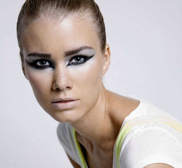 Female model photo shoot of Makeup by Szilvia in Malmo, Sweden