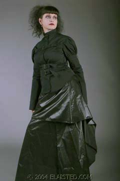 Female model photo shoot of Dark Industry Clothing in Seattle, WA