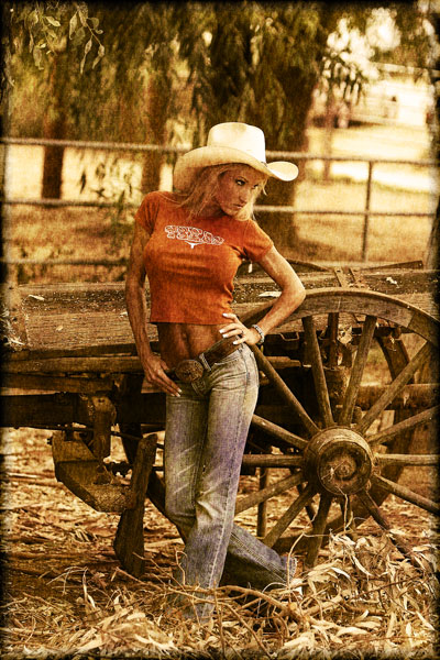 Male and Female model photo shoot of Paul Breski Photography and Hayley Michaels in Wooden Nickel Ranch