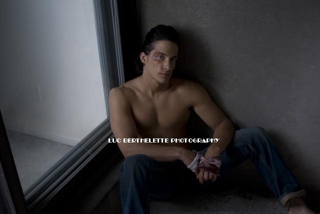 Male model photo shoot of Luc Berthelette in Balcony in Ottawa