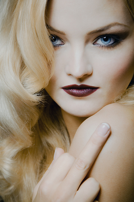 Female model photo shoot of mina make-up by RichardBakker