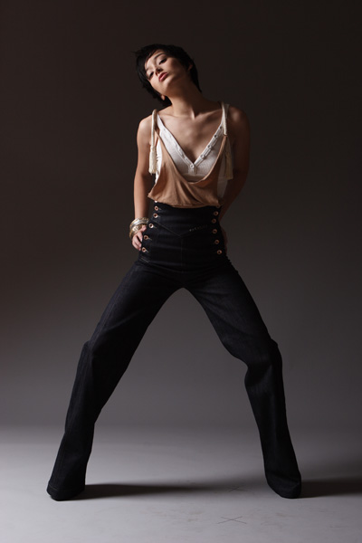 Female model photo shoot of Bryanna Nova in NYC, wardrobe styled by rene garza