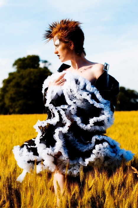 Female model photo shoot of twiggyrexic by Daniel Regan in Field in Sussex..