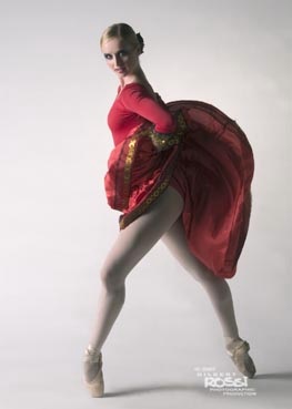 Female model photo shoot of Ballerina Girl by  GILBERT ROSSI in Studio - Sydney, makeup by Corrine_03