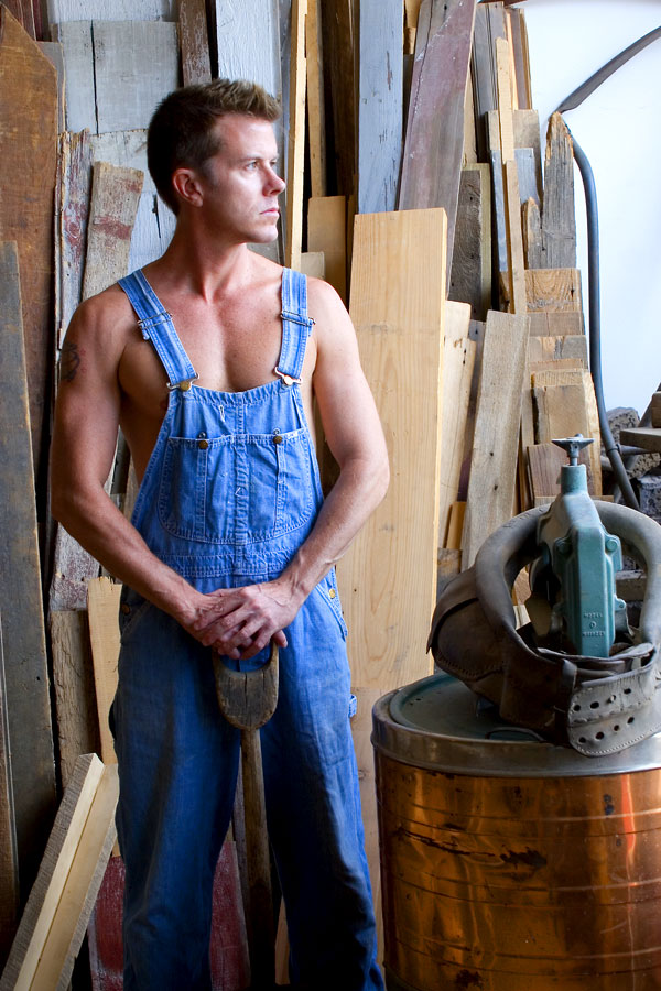 Male model photo shoot of TPopp by Rich Mohr in American Barn Company, Chicago