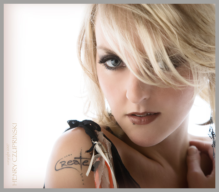 Female model photo shoot of Paige Kelly by Henri3 in Minneapolis, makeup by Paige Kelly - MUA