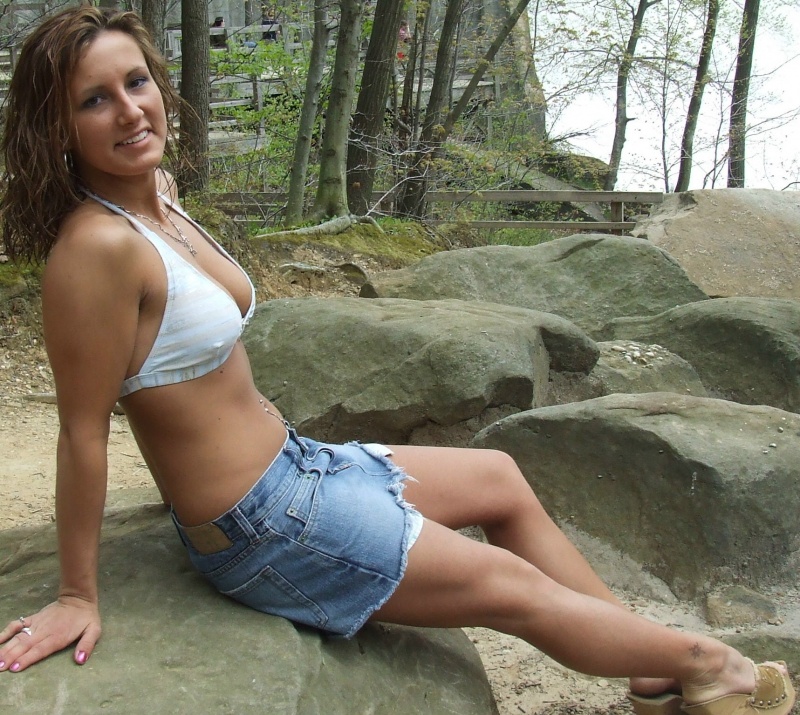 Female model photo shoot of Tana Lee in the Gorge in cuyahoga falls