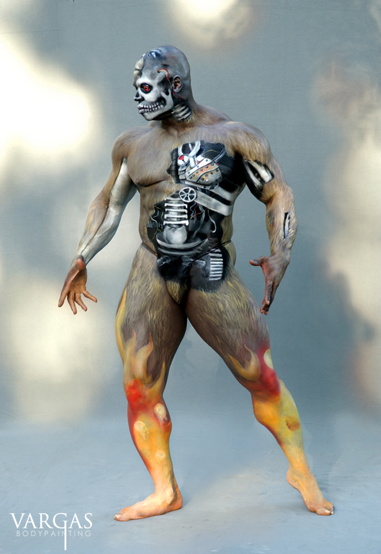 Male model photo shoot of BODYPAINTER in World Bodypaint Competition AUSTRIA, body painted by VARGAStheBodypainter