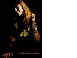 Female model photo shoot of Maggie Sorensen in Digital Dimensions Studio