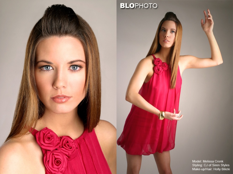 Female model photo shoot of CjDes and Melissa Cronk by B L O P H O T O in Studio, makeup by Holly Bilicki