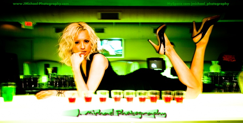 Male and Female model photo shoot of j michael photography and tequila rose in Houston