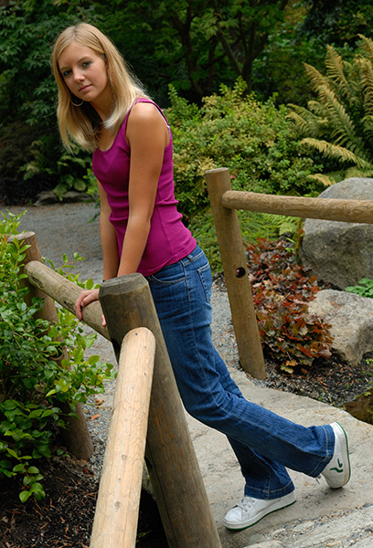 Female model photo shoot of MistyBlue by S-Photography in Botanical Gardens, Bellevue, WA