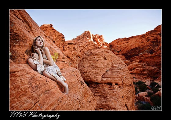 Male and Female model photo shoot of Phojoegraphy and Brittany Winberg in Red Rock, Las vegas