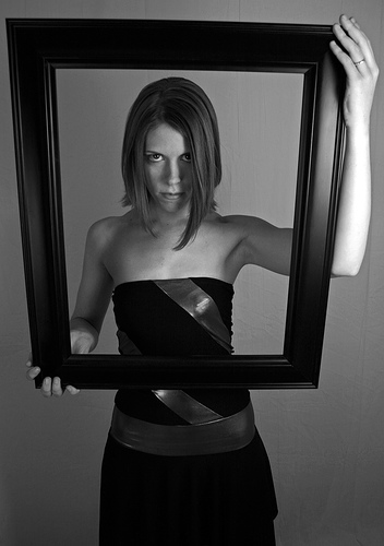 Female model photo shoot of Lauralen by MK Owens in SBR Studios, Chicago, IL
