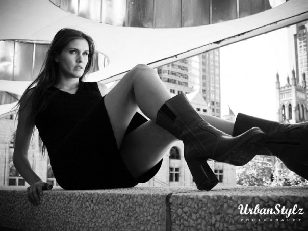 Female model photo shoot of Melanie Chouinard by Urban Stylz Photo