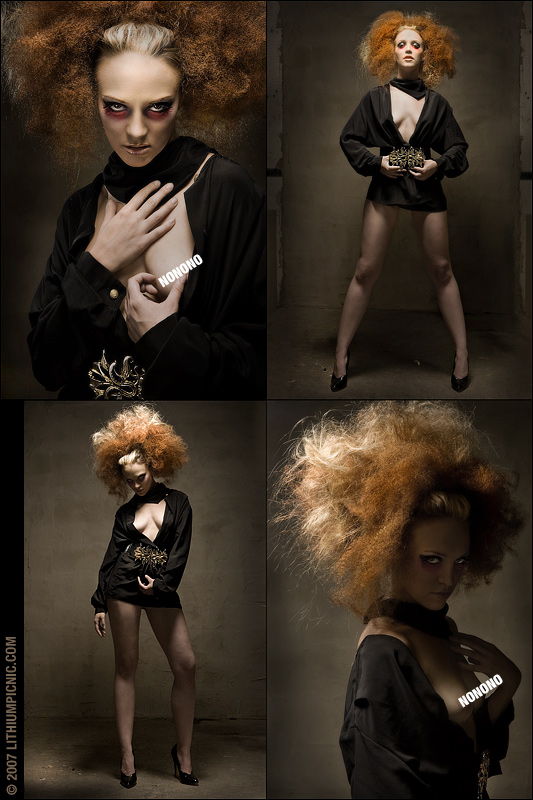 Male and Female model photo shoot of LITHIUM PICNIC studio and scarletdiva in NYC, hair styled by BIYOSHIPATRICK 