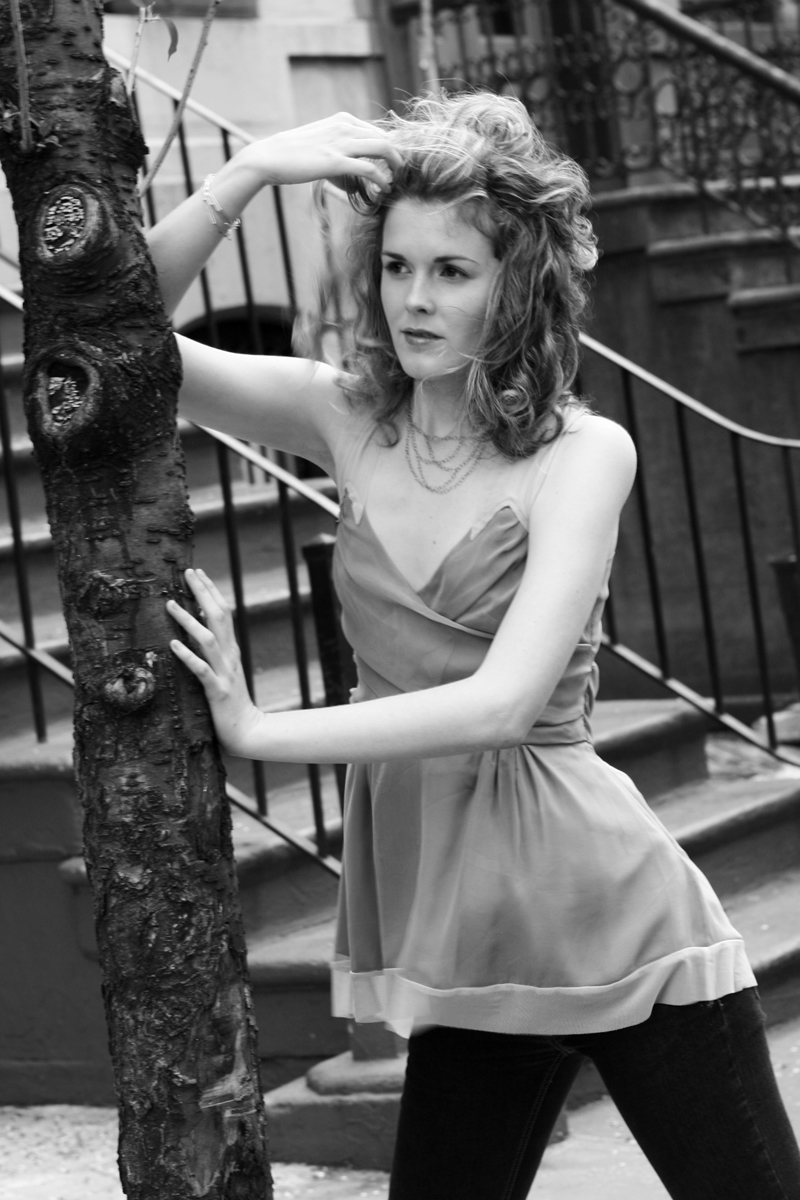 Female model photo shoot of Kelly Jo Blunt in West Village