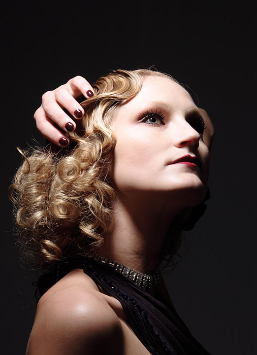 Female model photo shoot of Andi Scarbrough in hair+ wardrobe: make-up by Kristy Striecher