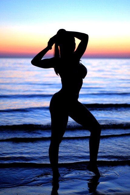 Female model photo shoot of Shantel Chanel in beach