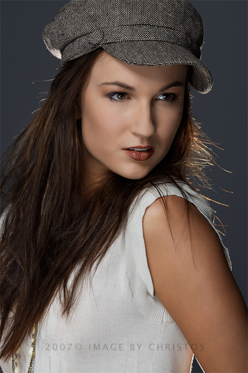 Female model photo shoot of Alicia Patlen by Christos