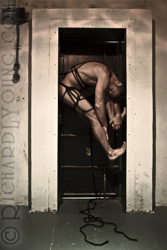 Male model photo shoot of henri champagne by 11th Dimension in Ropework: David Blessing