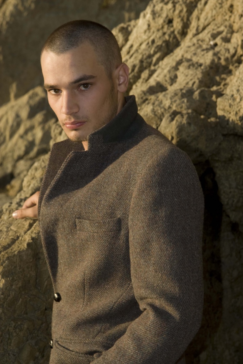 Male model photo shoot of Christopher Myles by Megan Mack in el matador beach