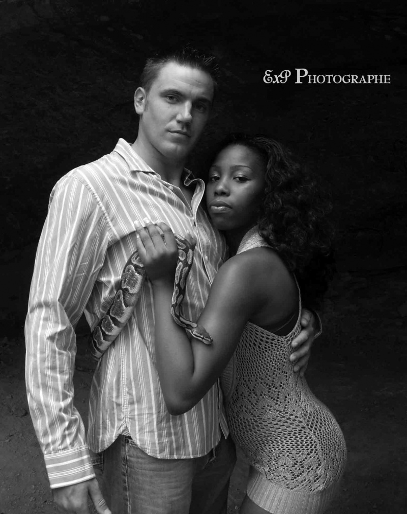 Female and Male model photo shoot of Jadez and Nathan simler by Expression Photography