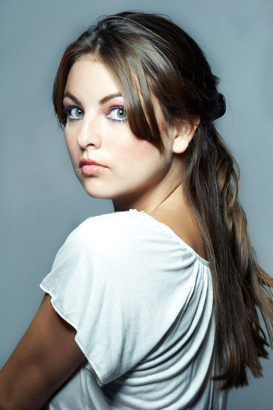 Female model photo shoot of Maegan Ann by S_A_M, makeup by Lanea