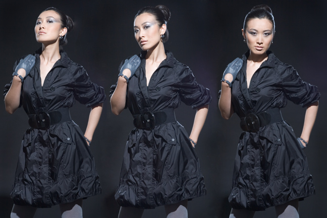 Female model photo shoot of Tai A by John Ortner, makeup by Ben Pham