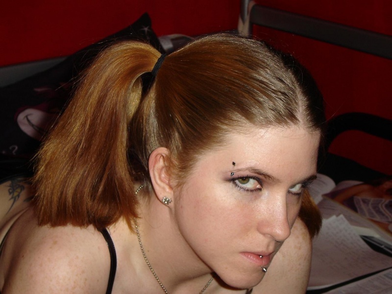 Female model photo shoot of ScarletFang in My Bedroom