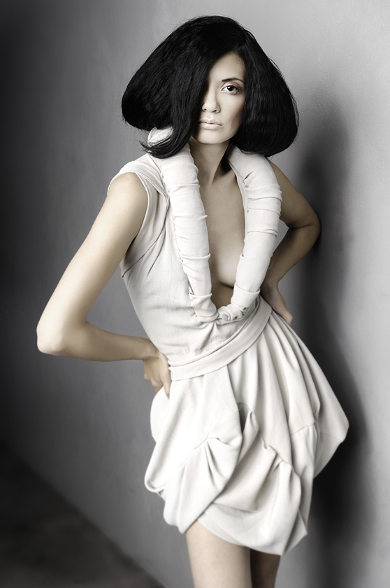 Female model photo shoot of Leanne M and Felisa by Howard Petrella, hair styled by Lindsey Avenetti